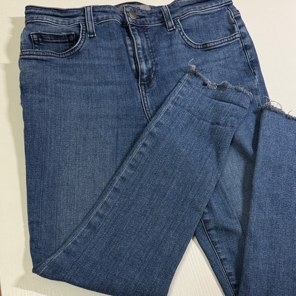Joe's Jeans Dark Blue Ankle Cropped Denim